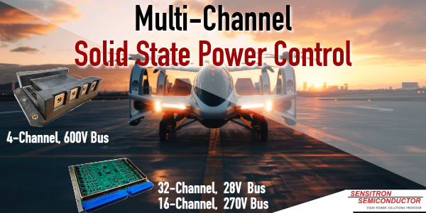 Sensitron MIL-STD-704F Compliant Multi-channel SSPC